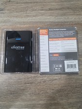 Clickfree C2 500GB  Portable Automatic Backup Hard Drive – Black – Working
