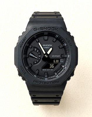 Casio G-SHOCK GA-2100 Carbon Core Guard Analog-Digital Black Resin 200m