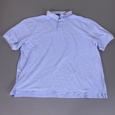Amazon Essentials Polo Shirt Men's XXL Regular Light Blue Short Sleeve Pique