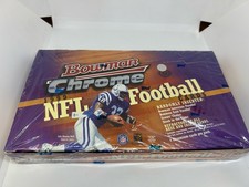 1999 BOWMAN CHROME FOOTBALL FACTORY SEALED BOX RARE