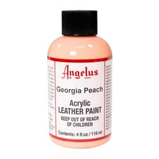 Georgia Peach Leather Paint 4 Fl Oz Non Toxic Easy Clean Up For Shoes And Jac...