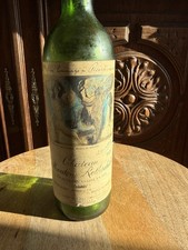 Ch&agrave;teau Mouton Rothschild. Leere Flasche  Jahrgang 1973