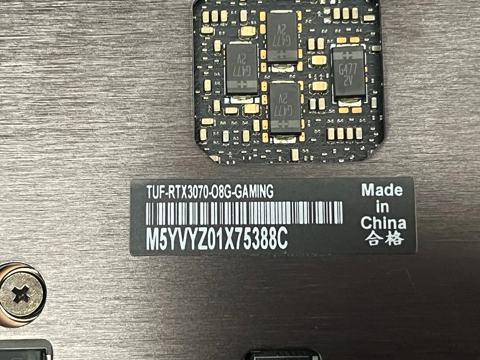 ASUS TUF GeForce RTX 3070 OC 8GB GDDR6 Gaming Graphics Card USED WITH BOX - Image 4 of 4