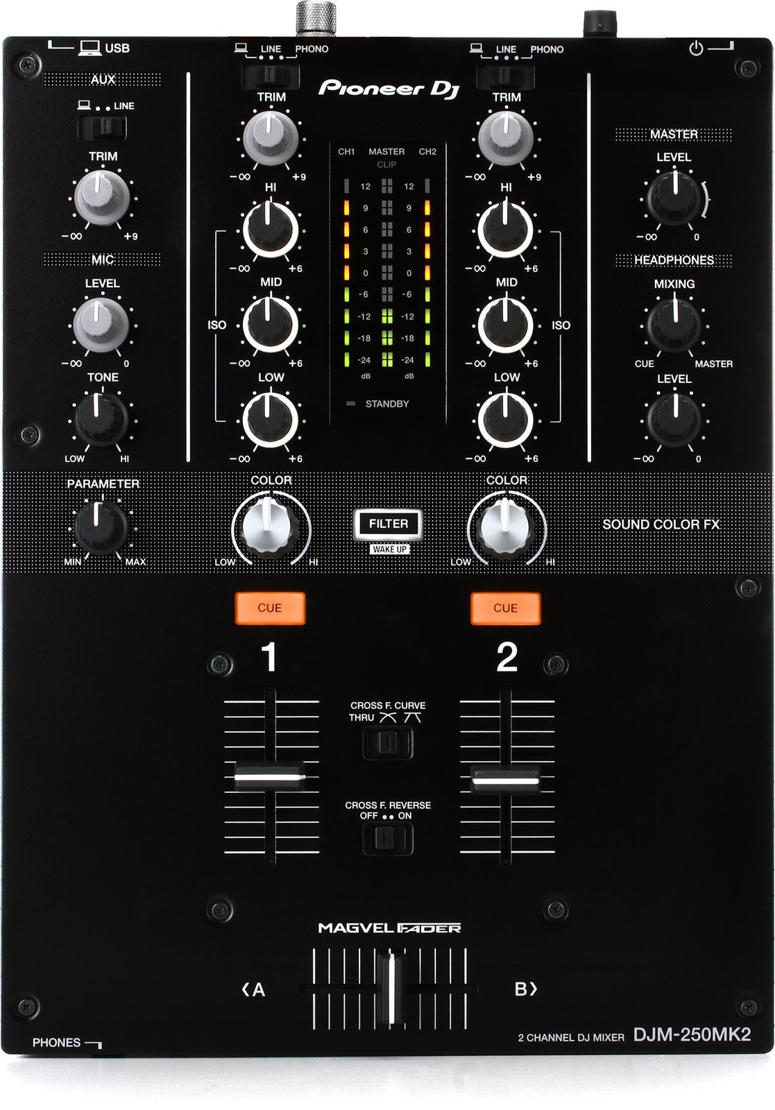 2-канальный диджейский микшер Pioneer DJ DJM-250MK2