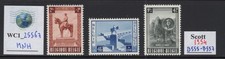 WC1_25567.BELGIUM. 1954 20th ANNIV. DEATH KING ALBERT I set. Sc.B555-B557. MNH