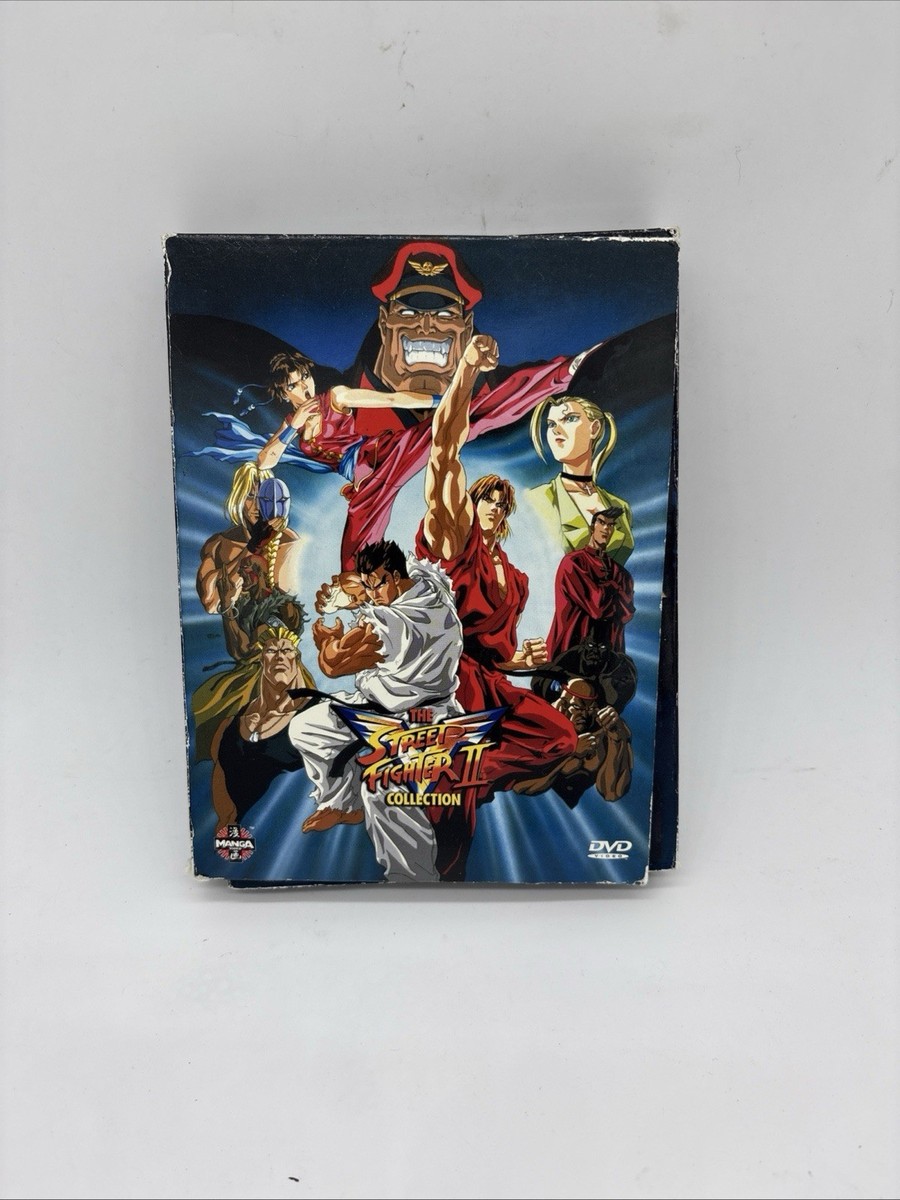 Street Fighter II V - The Collection (DVD, 2003, 4-Disc Set) for
