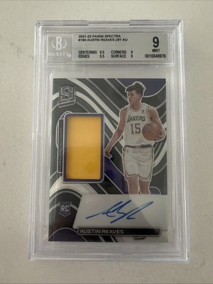 2021-22 Panini Spectra - Rookie Jersey Autograph Austin Reaves 