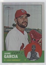 2012 Topps Heritage Chrome Refractor 284/563 Jaime Garcia #HP90 0t2