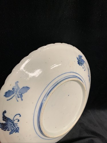 Vintage Antique Japanese Imari 8” Scalloped Plate - Bild 14 von 14