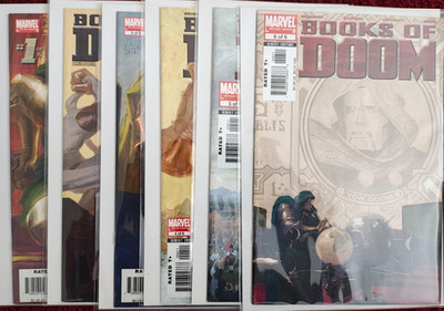 2005 Marvel Books of Doom (Origin) 1-6 complete set Ed Brubaker