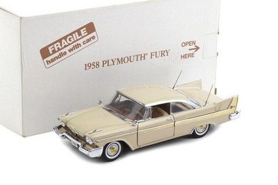 1:24 Danbury Mint 1958 Plymouth Fury Buckskin beige with box