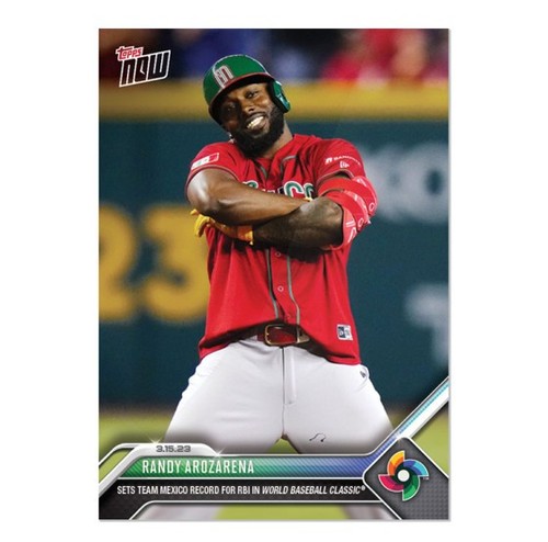2023 Topps NOW WORLD BB CLASSIC WBC-49 RANDY AROZARENA TEAM MEXICO