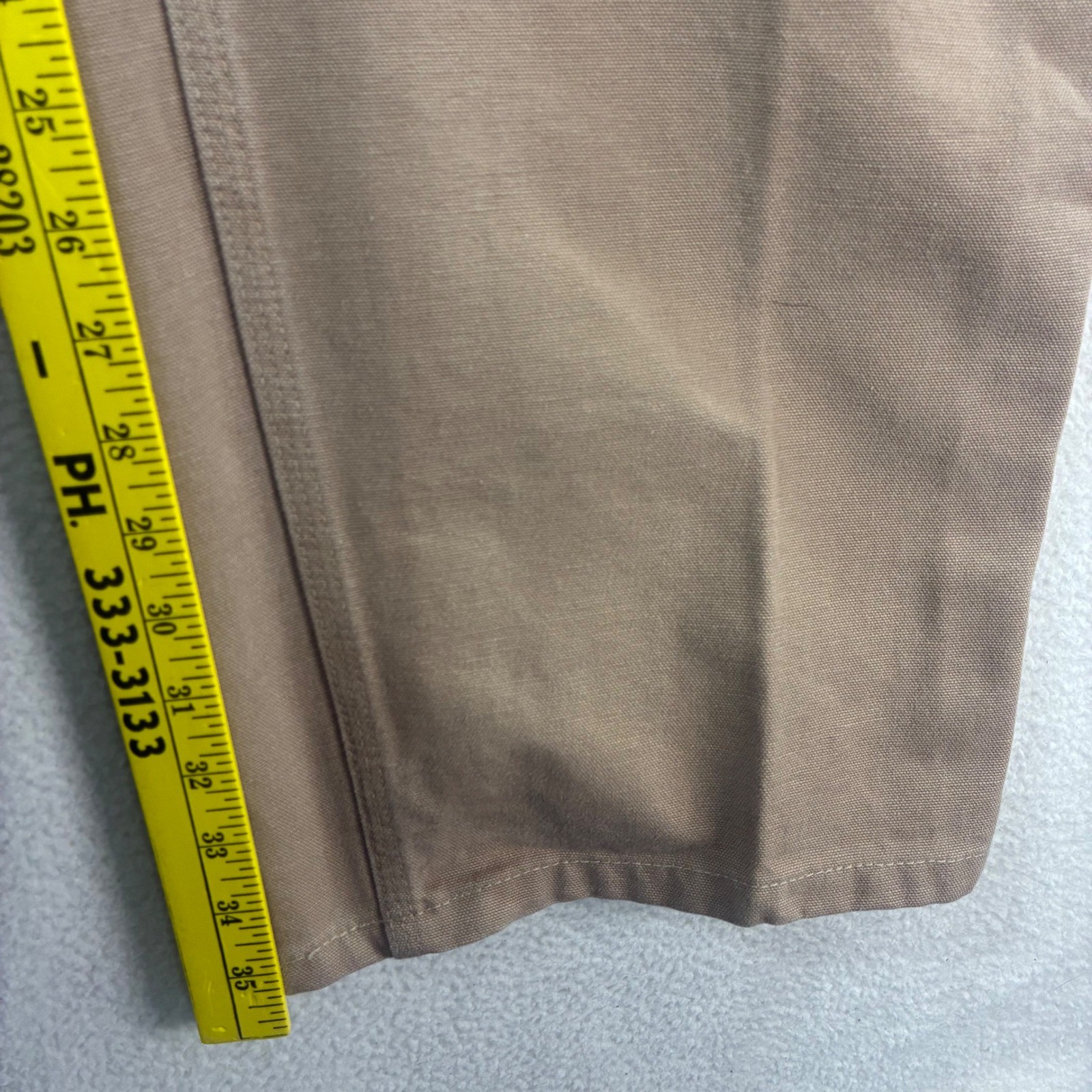 Vintage Carhartt Carpenter Pants Mens 40x36 Tan B11 SDL Canvas Straight Workwear thumbnail 6