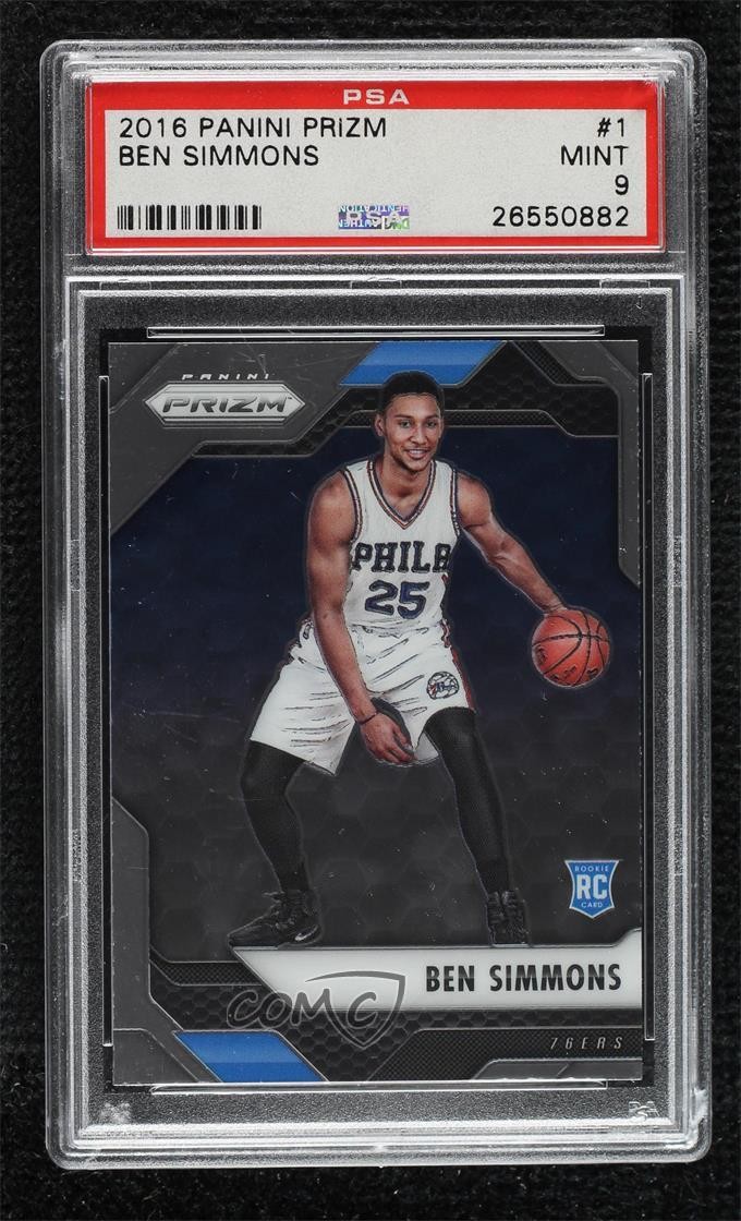 2016-17 Panini Prizm Ben Simmons #1 PSA 9 MINT Rookie RC 10q4