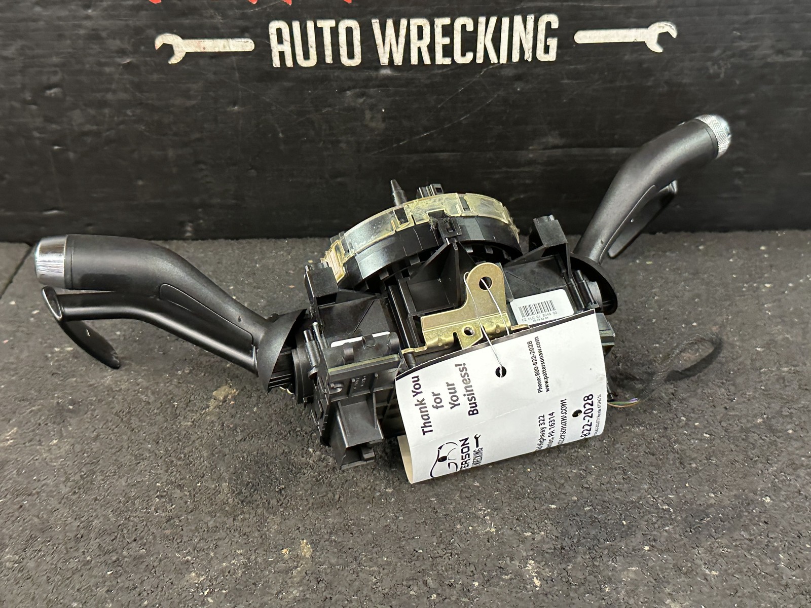 03-12 BENTLEY CONTINENTAL STEERING COLUMN SWITCHES COMBO OEM 3W0953507K