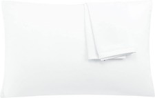 Toddler Travel Pillowcase 2pk, 500 Thread Count, 100 Egyptian Cotton, Envelo...