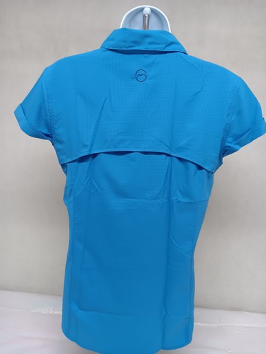 Camisa Magellan Outdoors Fish Gear Button para mujer azul vibrante ventilada talla pequeña - Imagen 13 de 18