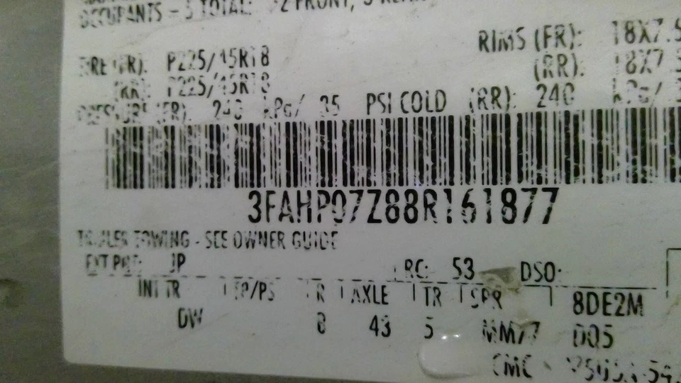 Chasis transmisión ECM 5 velocidades compatible 07-09 FUSION 1715044 Foto 4 de 4