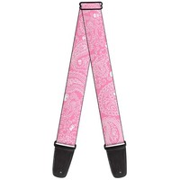 Guitar Strap - Bandana/Skulls Pink/White (Us Import) ACC NEU
