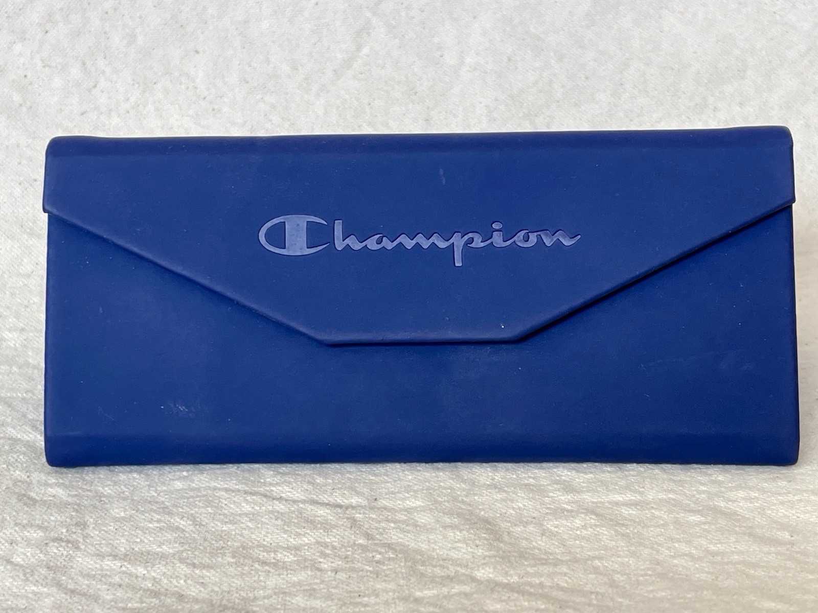 Champion Navy Red Hard Triangular Eyeglasses Sung… - image 1