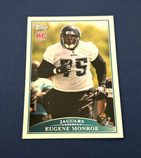 2009 Topps Football Eugene Monroe Rookie Card #368 Set Break NM. rookie card picture