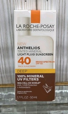 La Roche Posay Anthelios 40 Tinted Mineral Sunscreen-1.7 fl oz- Deep EXP 10/2027