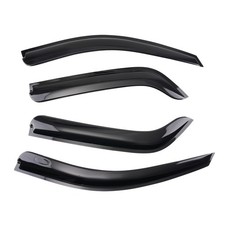 4pcs Window Visor Rain Guards For Kia Sportage 2005-2010 Wind Deflector Black