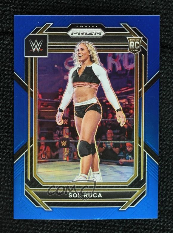 2023 Panini Prizm WWE Blue Prizm 162/199 Sol Ruca #105 17zx