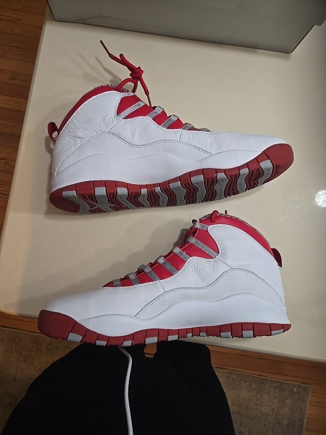 Size 13 -Air Jordan 10 Retro 2005 Red Steel 2005 BRAND NEW IN BOX 100% WEARABLE  thumbnail 9