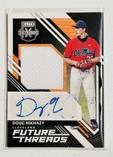 DOUG NIKHAZY AUTO PATCH #FTS-DN 2021 PANINI - ELITE EXTRA EDITION BASEBALL