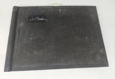 Antique Postcard Album From Early 1900's.