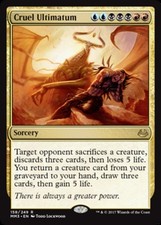 x1 Cruel Ultimatum R MTG Modern Masters 2017 M/NM, English
