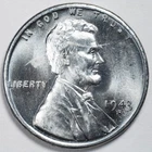 1943-S Steel Lincoln Wheat Penny Uncirculated BU - San Francisco Mint