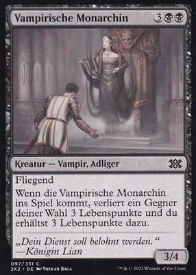 MTG Vampirische Monarchin 2X2 DE 097 Common (6124)