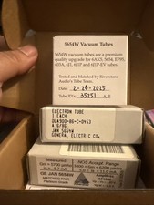 Riverstone Audio - Tested/Matched Pair 2 Tubes 7-Pin JAN 5654W Fully-Tested V...