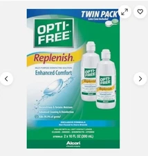 Opti-Free Replenish Contact Lens Solution 10 fl oz (2-Pack) | Multi-Purpose