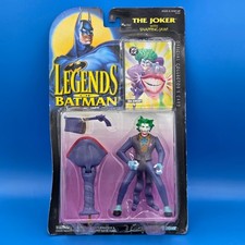 Legends of Batman The Joker Figure w/ Snapping Jaw Collector's Card 1994 Kenner