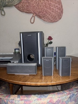 Sony S-Master Digital Amplifier DVD Receiver 5-Disc Changer HCD-DX255 With Sub