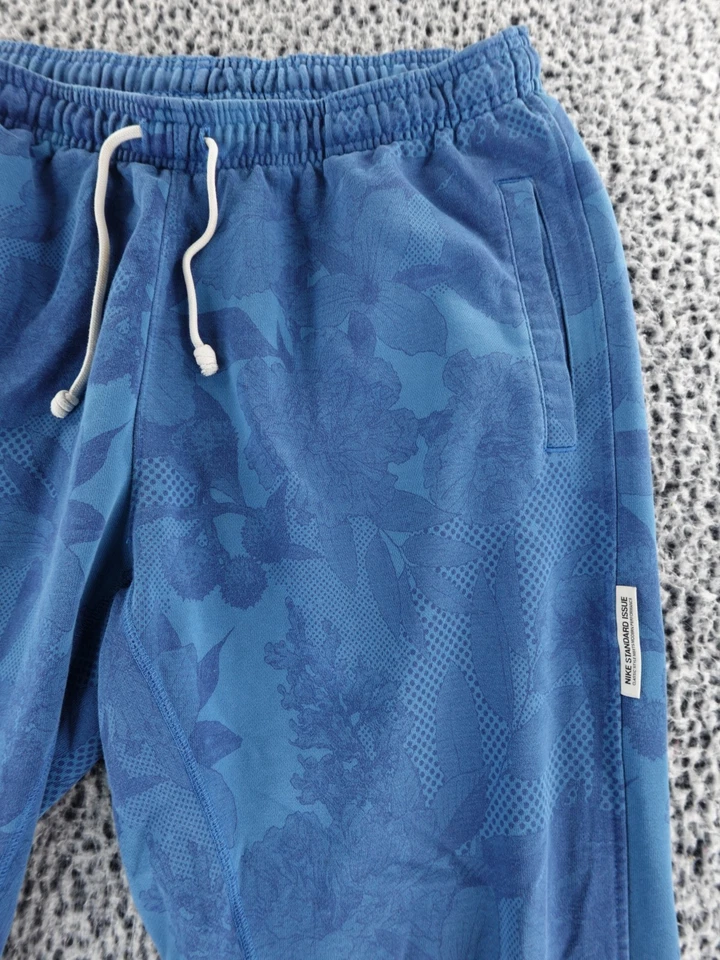 Pantalones de chándal Nike Swoosh Nike edición estándar Dri-Fit florales azules para hombre talla XL Foto 3 de 4