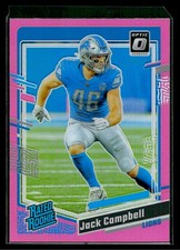 Jack Campbell 2023 Donruss Optic #235 Pink Rookie