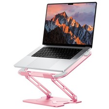 Adjustable Laptop Stand for Desk Metal Foldable Laptop Riser Portable Laptop ...