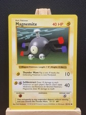 Pokemon 1999 WOTC Base Set Shadowless Magnemite 053/102 - Excellent