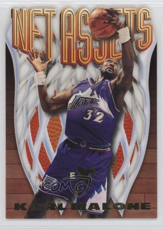 1996-97 Skybox E-X2000 Net Assets Karl Malone #11 HOF 19zq