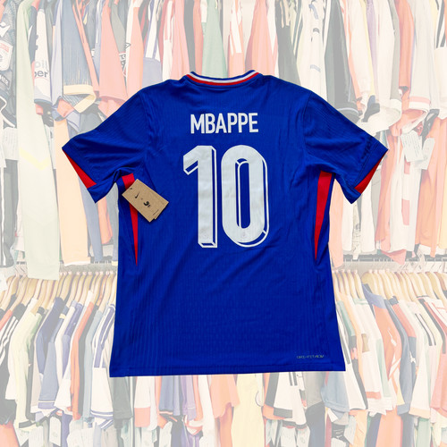 NWT AUTHENTIC Nike France 2024 Kylian Mbappe #10 Player Home Jersey - Men (L)