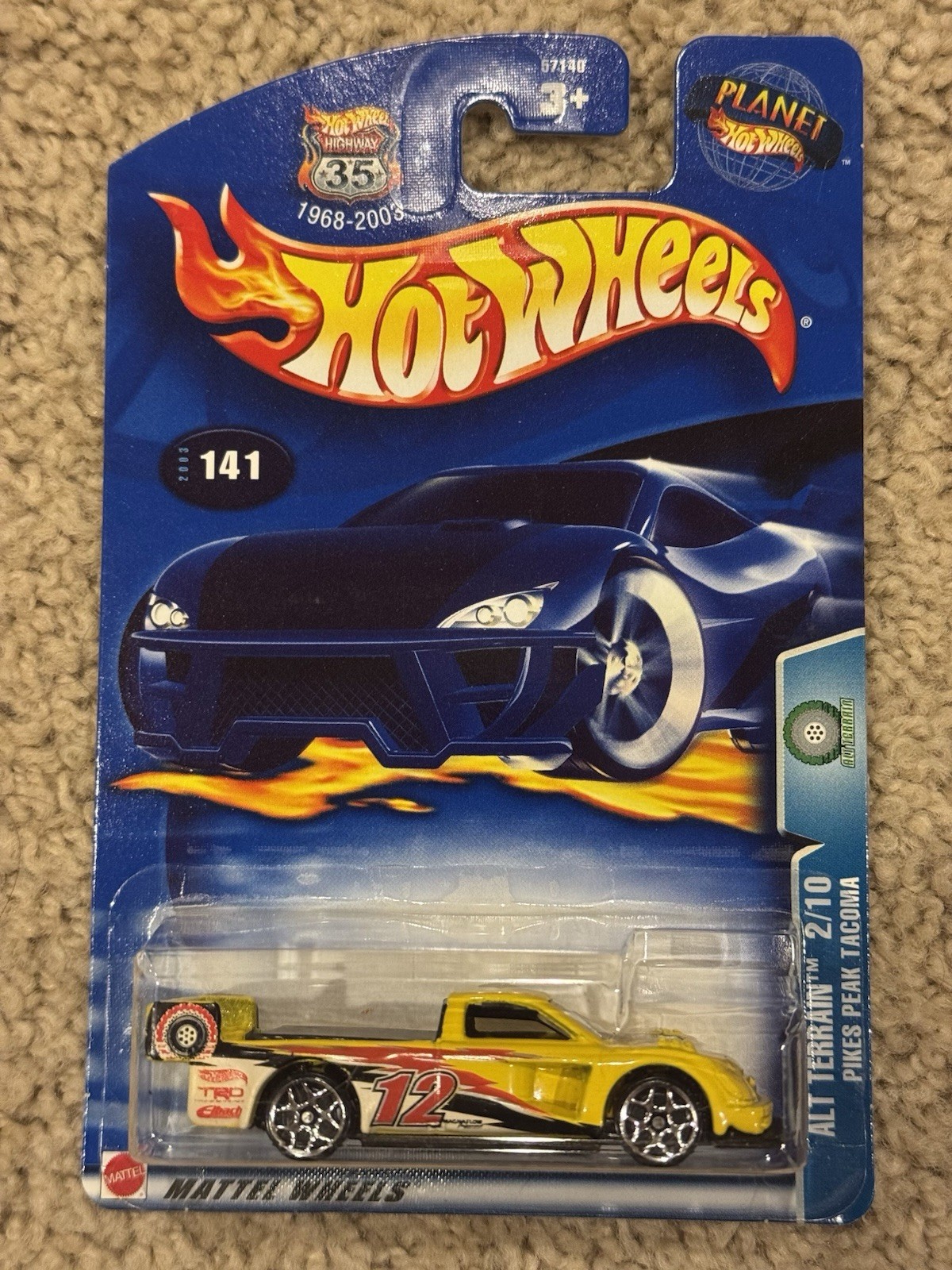 2003 Hot Wheels Alt Terrain Series Pikes Peak Tacoma 2/10 Collector #141