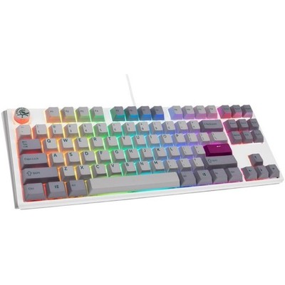 Ducky One 3 Cherry MX Blue TKL Gaming Tastatur mist grey US-Tastenlayout USB-C