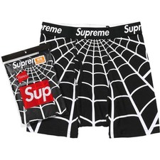 Supreme /Hanes x Spider-Man Boxer Briefs 2 Pack MEDIUM BLACK