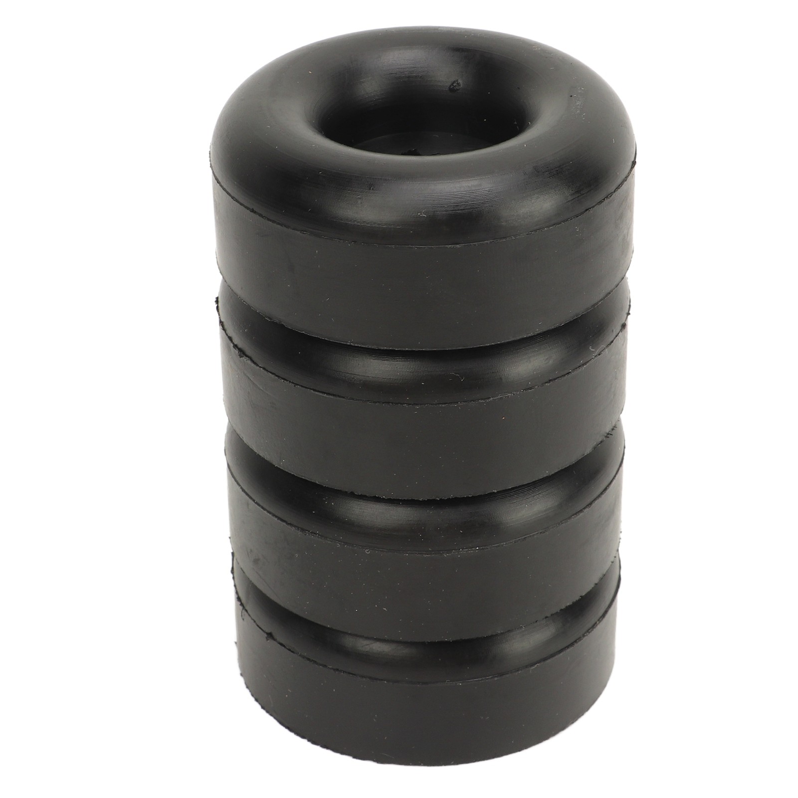 4PCS 2.5inch Trailer Ramp Door Rubber Bumper Round With Hole Rubber Cushion For