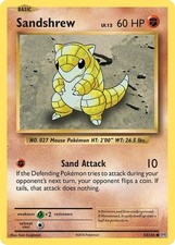 Pokemon Sandshrew [XY - Evolutions - 54/108]