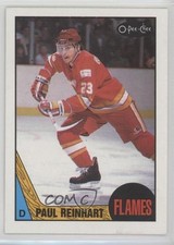 1987-88 O-Pee-Chee Paul Reinhart #143 0c4